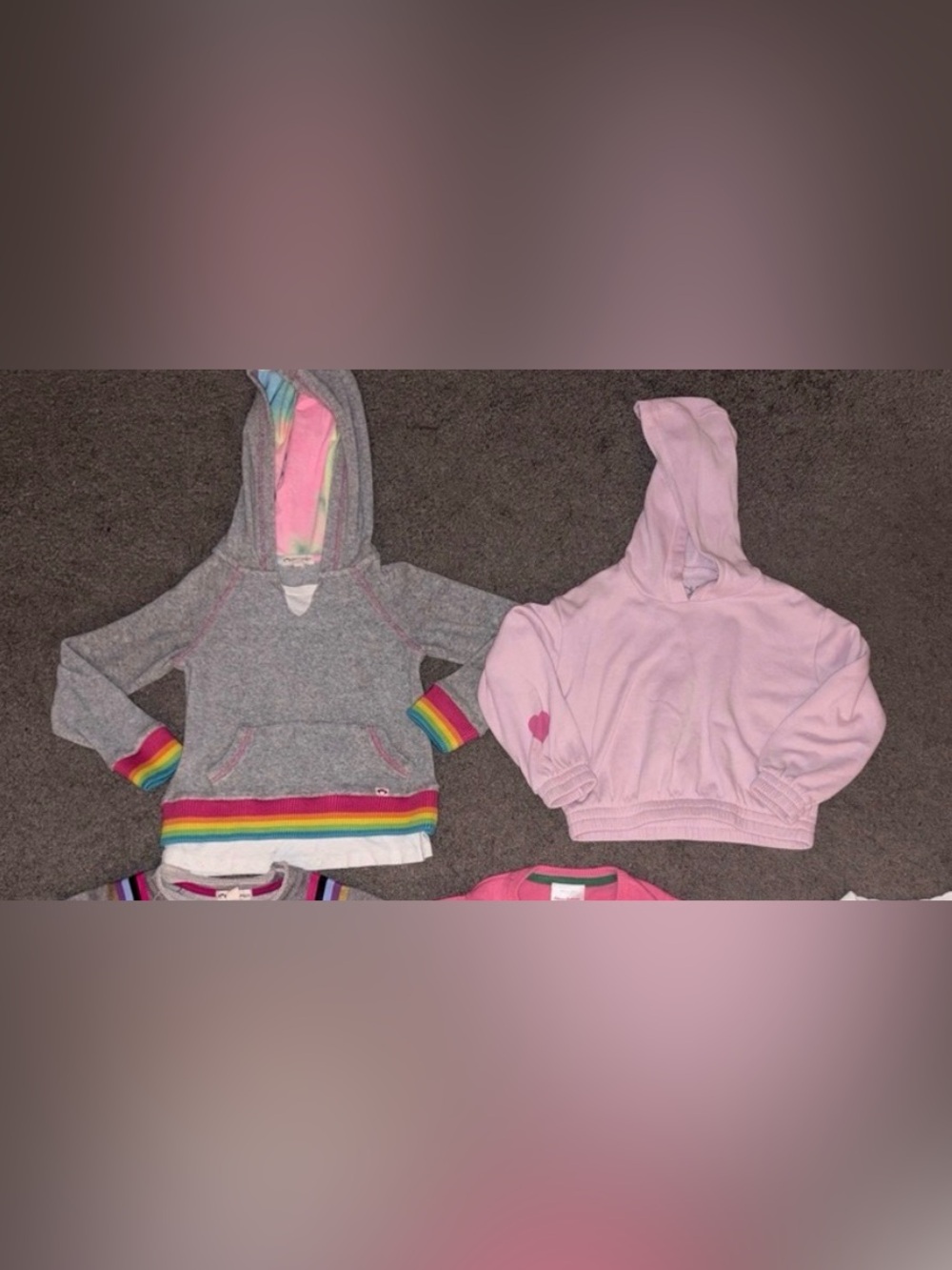 Girls Size 5 Hanna Andersson 2-Piece Sweatshirt Lot | Premium Kids Clothing